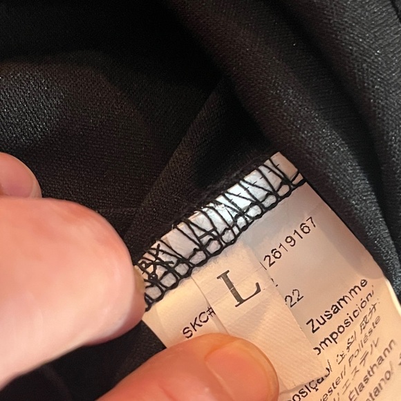 Liar’s Club Misfit Women’s Black Long Fringe Sleeve Ghost Bella Top Size L NWT - Picture 9 of 10